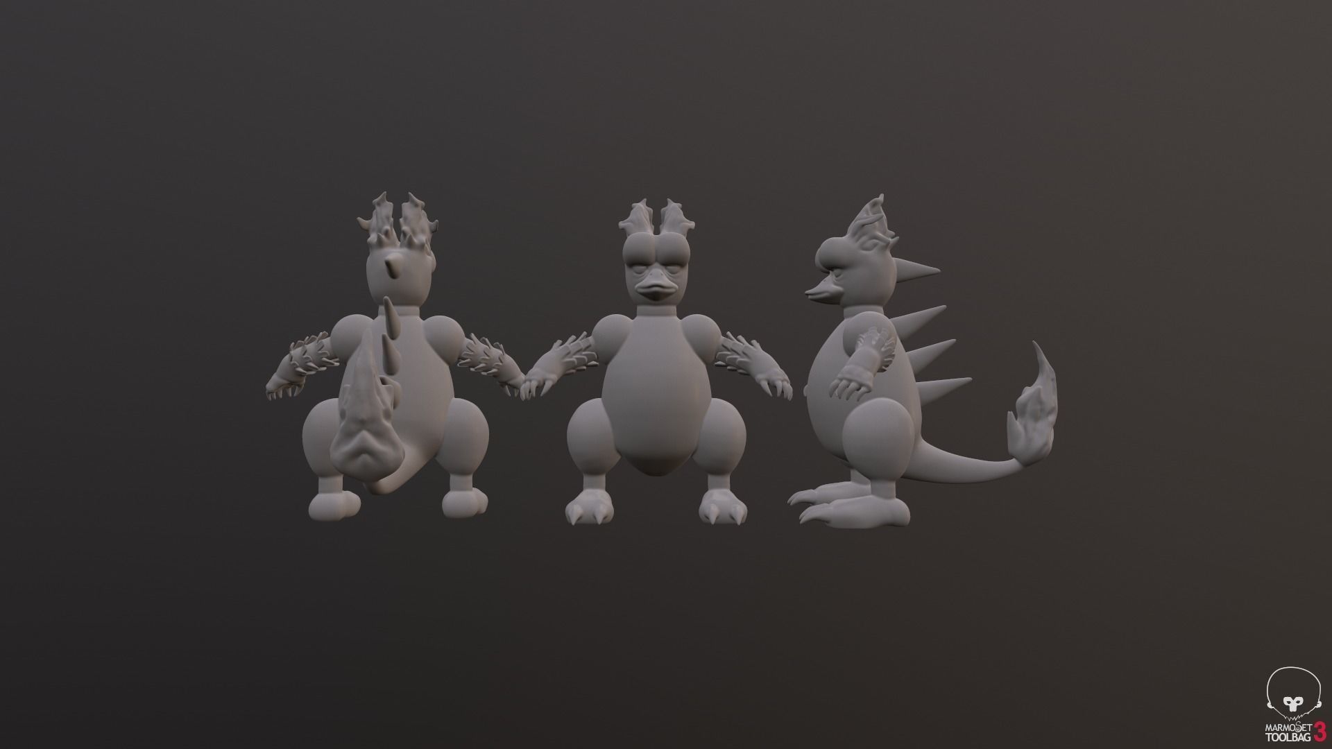 Magmar 3d ready prints 3D print model_1