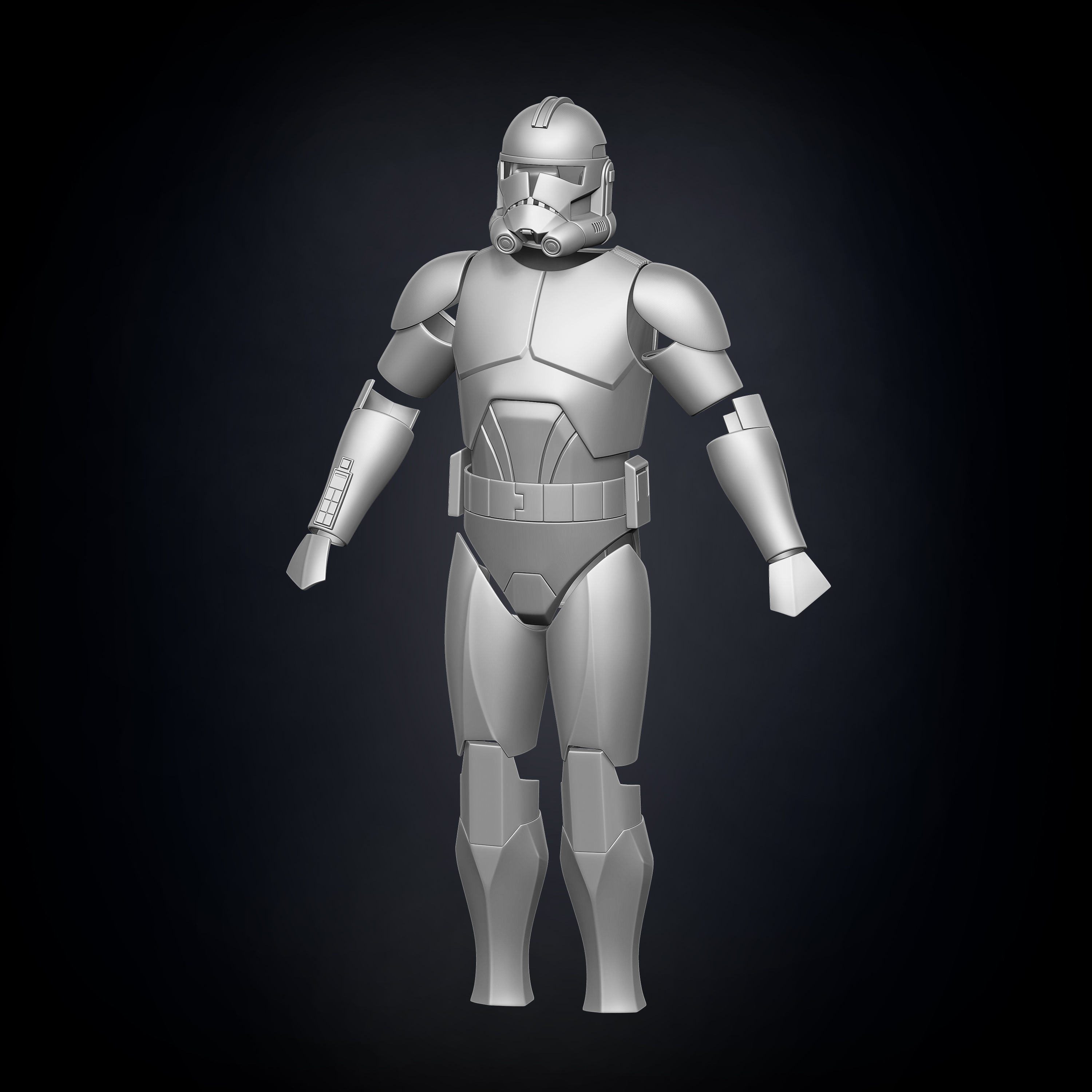 3d Printable Clone Trooper Armor