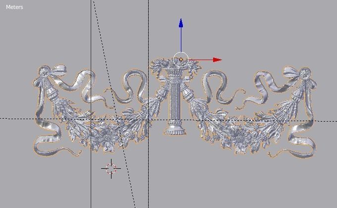 Classic decor ornament v-3D model01 3D model_4