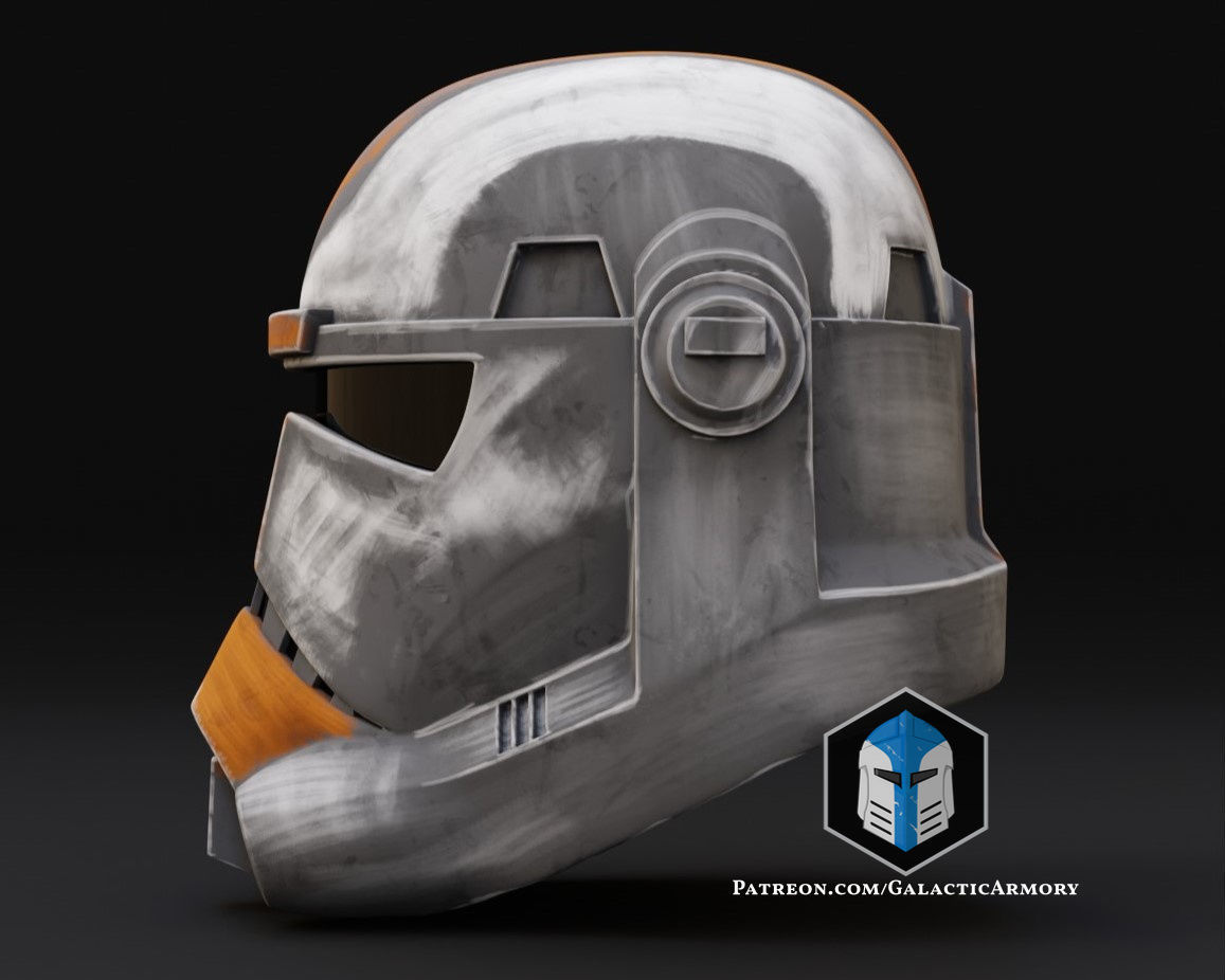 Bad Batch Hunter Helmet 3D print model_7
