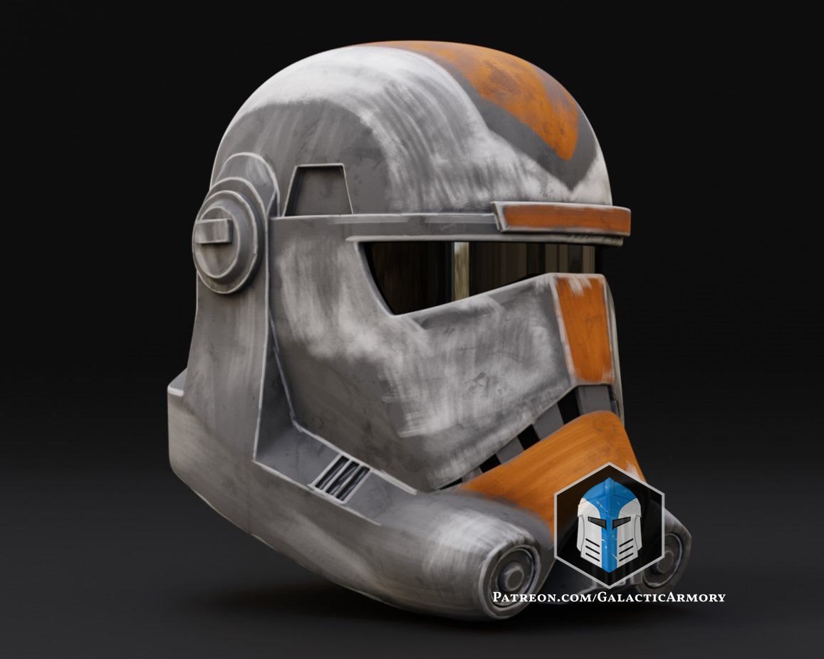 Bad Batch Hunter Helmet 3D print model_2