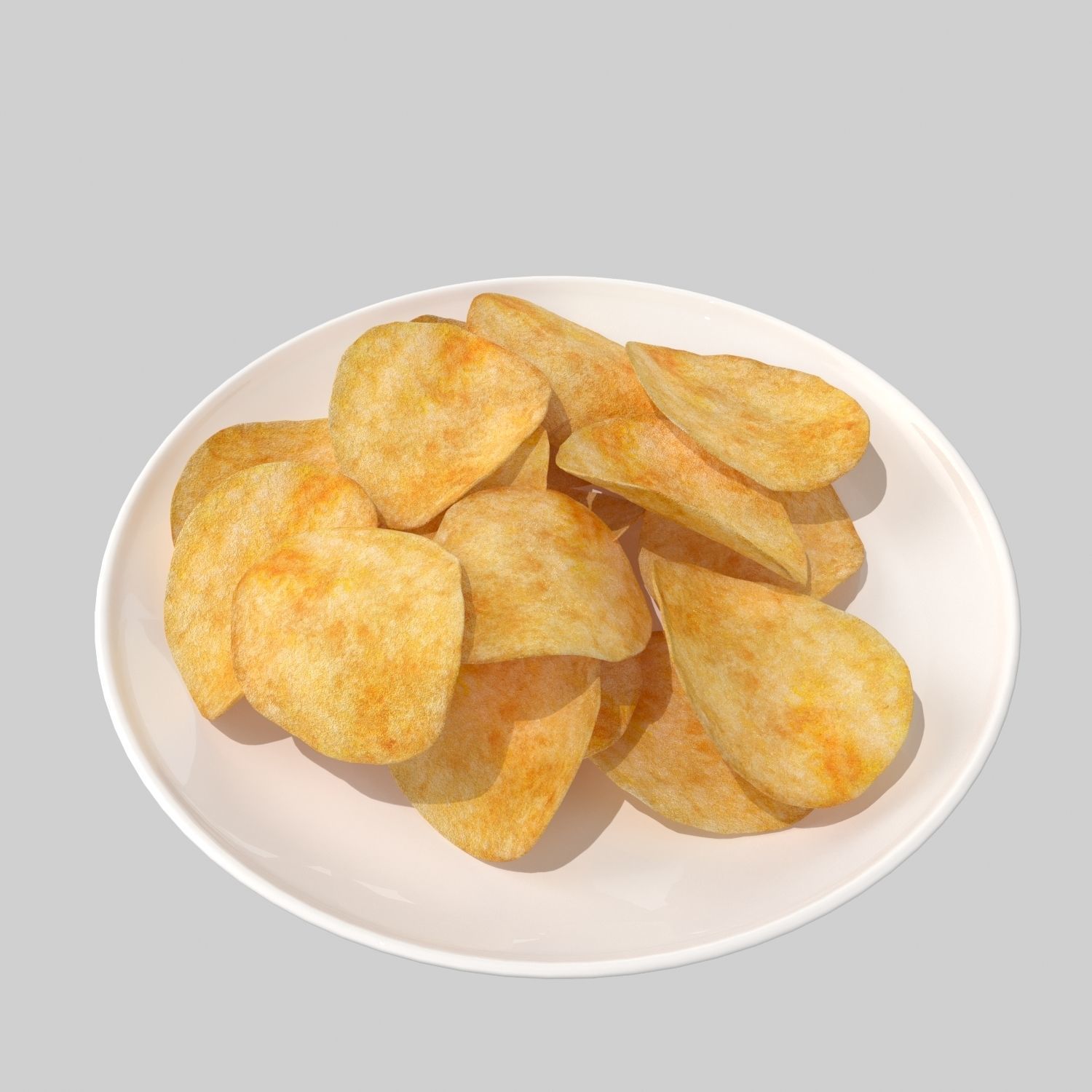 Potato Chips 3D model_2