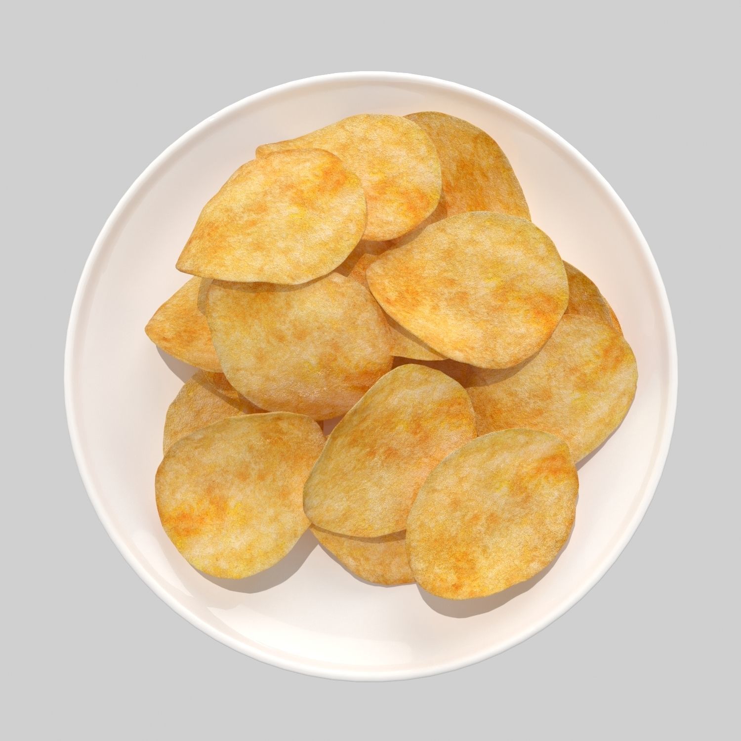 Potato Chips 3D model_1