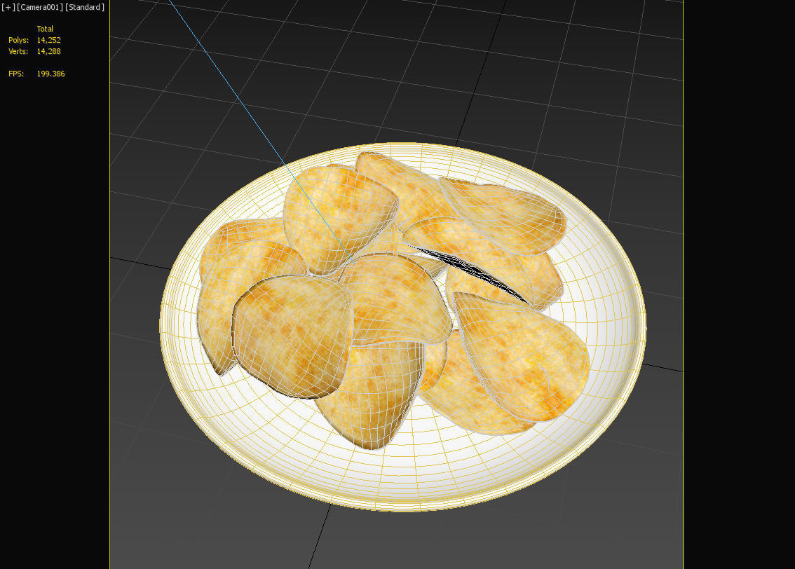 Potato Chips 3D model_5