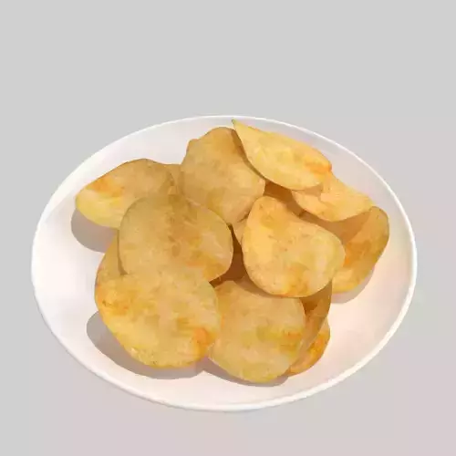 Potato Chips 3D model