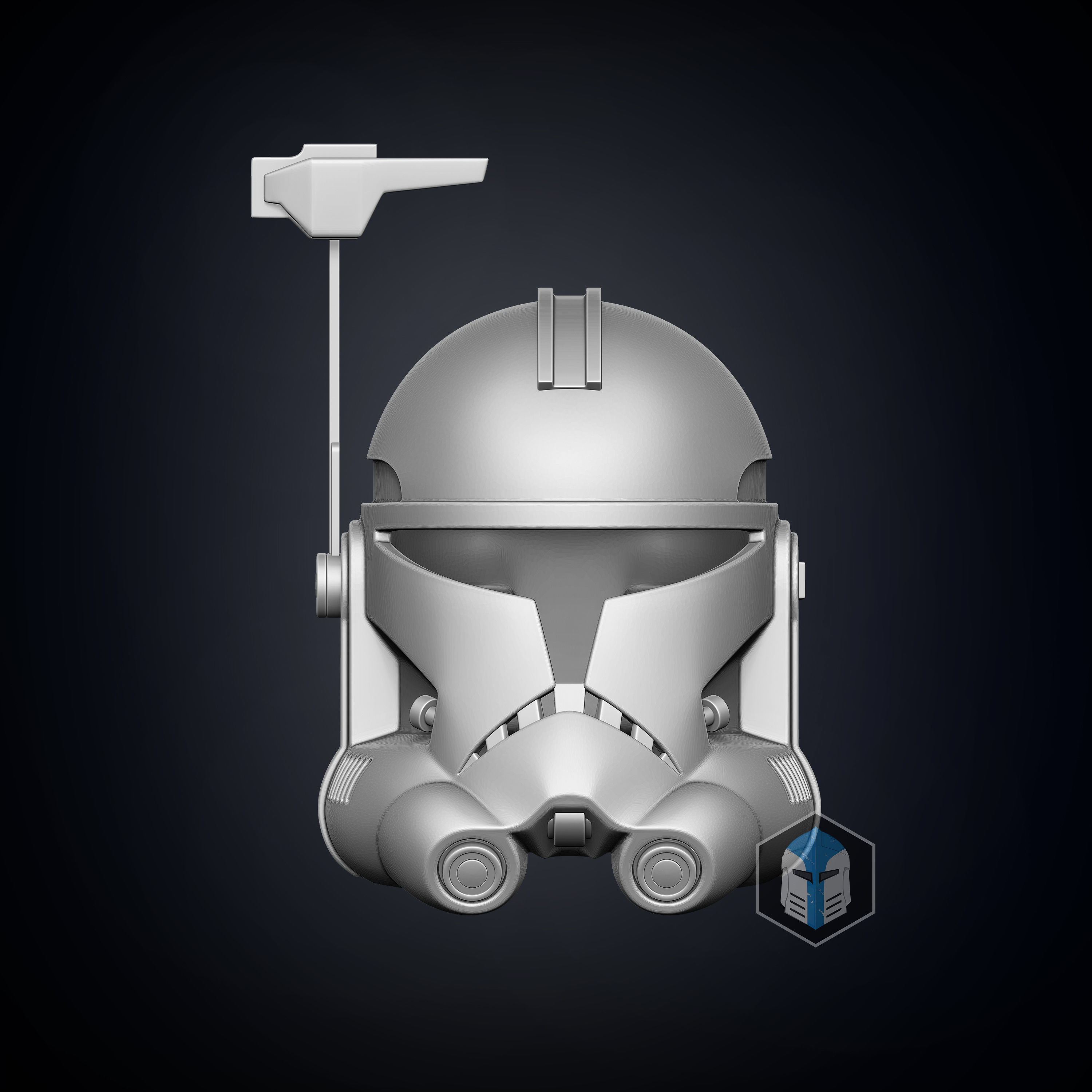 Animated Captain Rex Helmet 3D print model_1