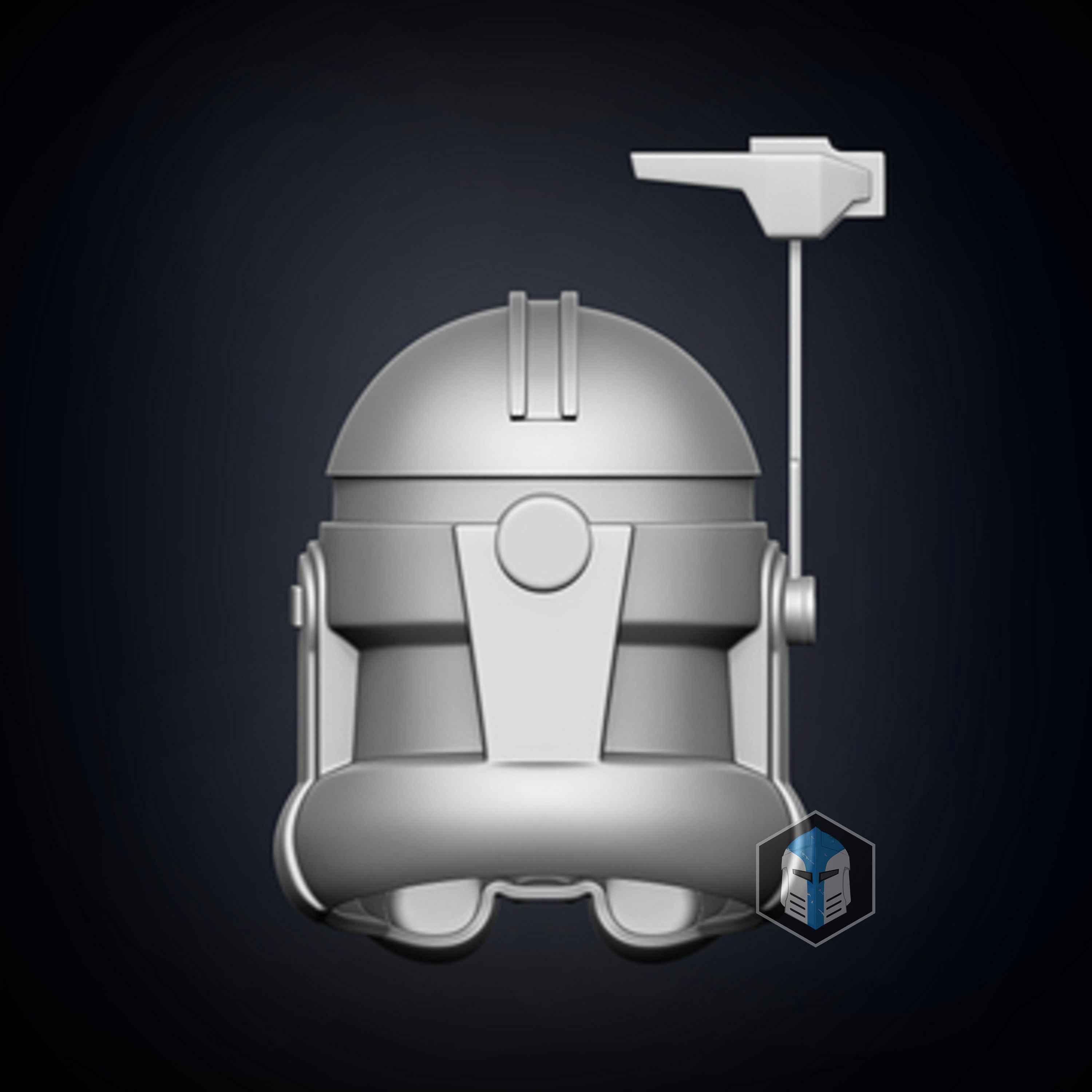 Animated Captain Rex Helmet 3D print model_4