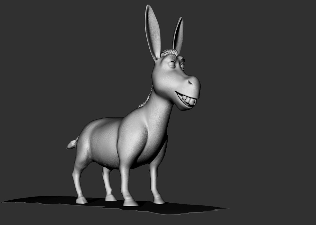 Shreak and donkey 3d print model 3D print model_6