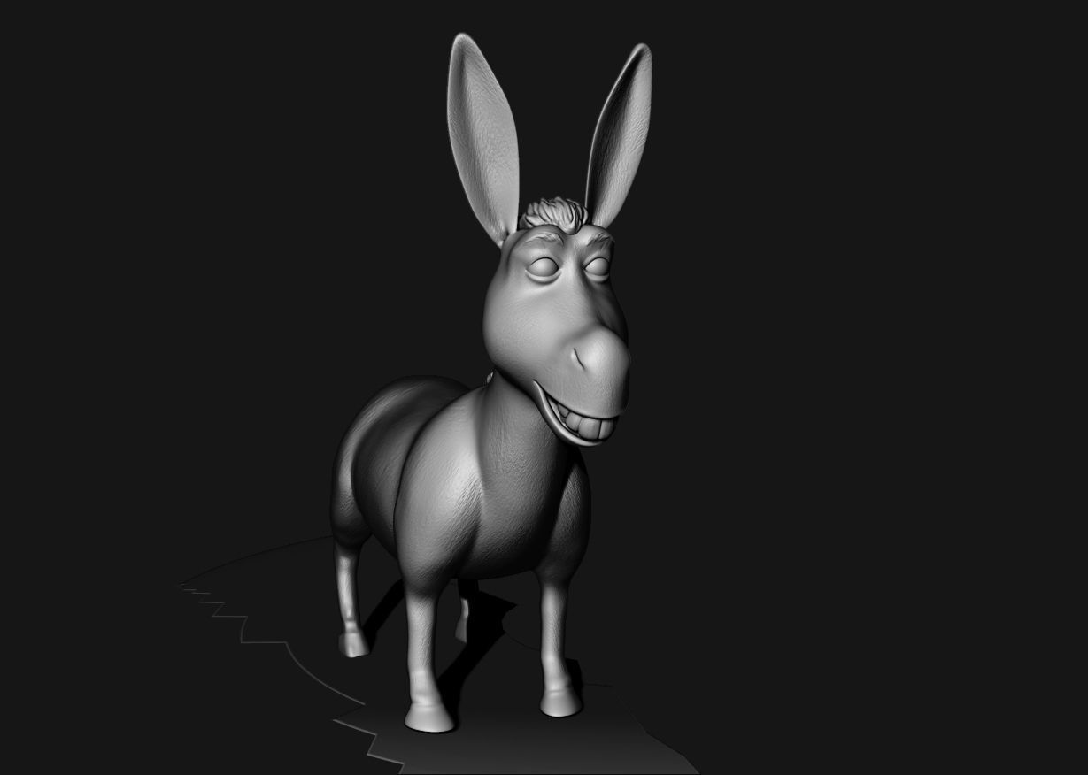 Shreak and donkey 3d print model 3D print model_3