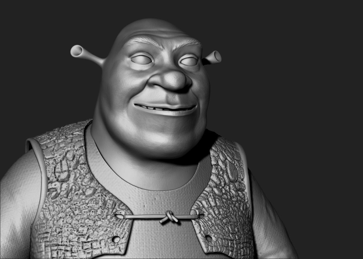 Shreak and donkey 3d print model 3D print model_7