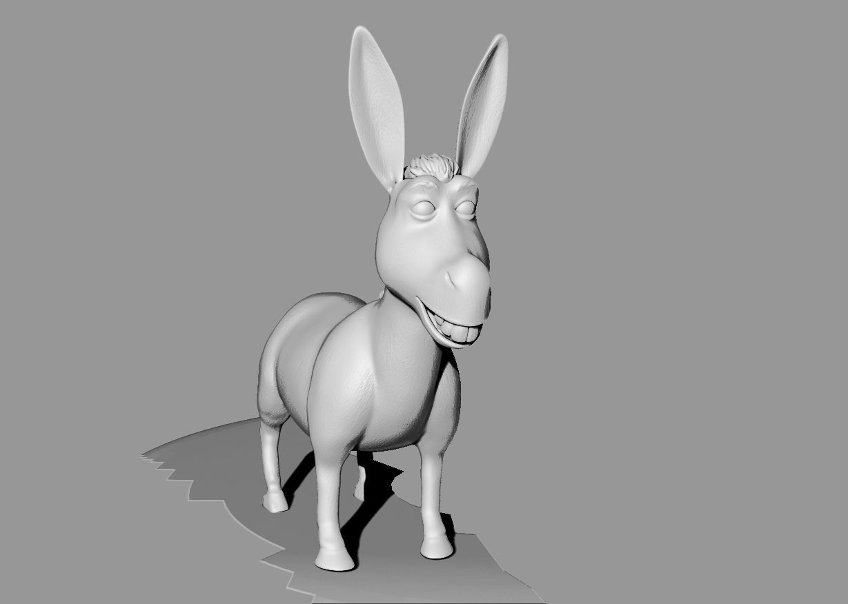 Shreak and donkey 3d print model 3D print model_4