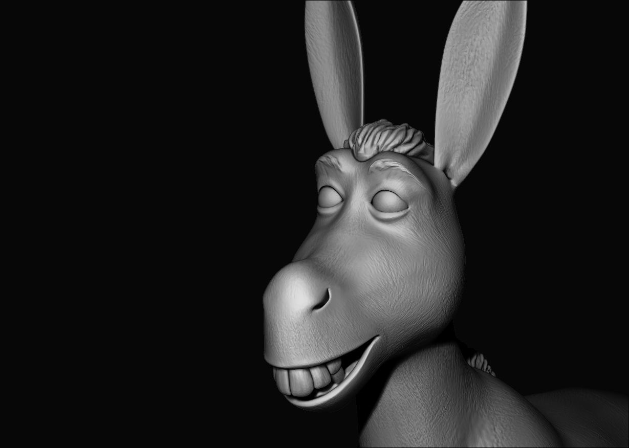 Shreak and donkey 3d print model 3D print model_5