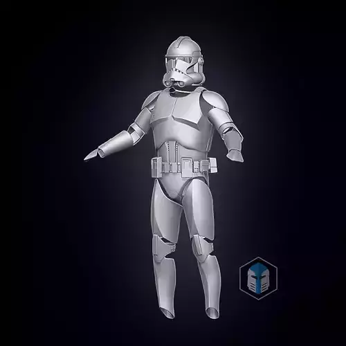 Phase 2 Clone Trooper Armor 3D print model