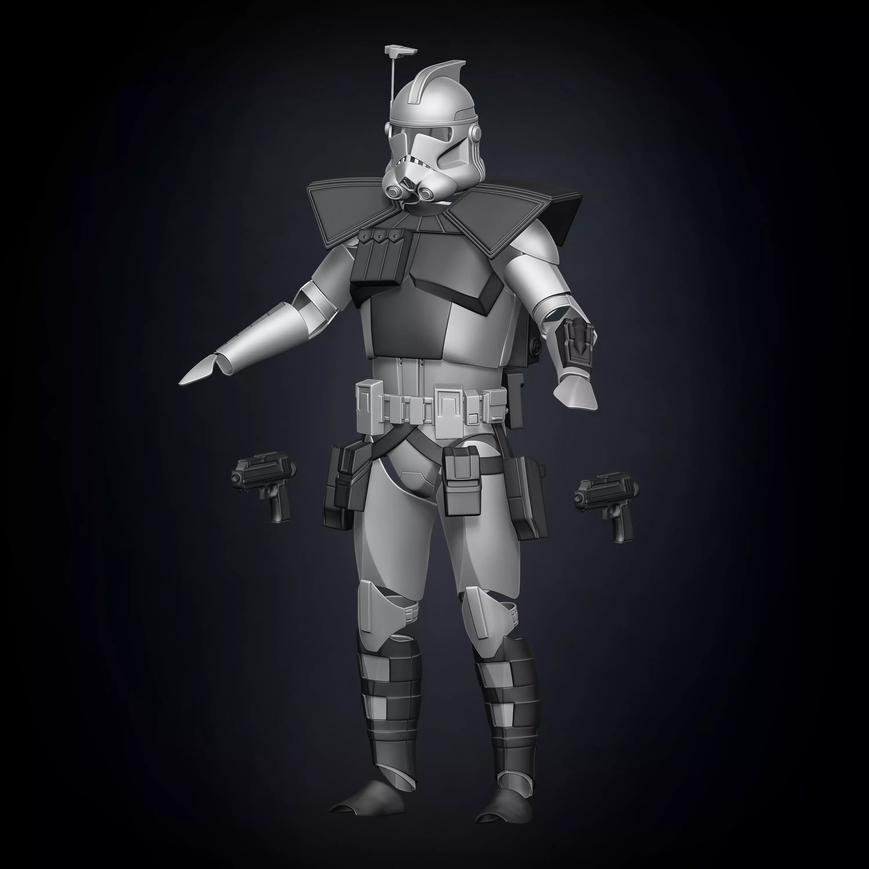 ARC Clone Trooper Armor Accessories 3D print model_0