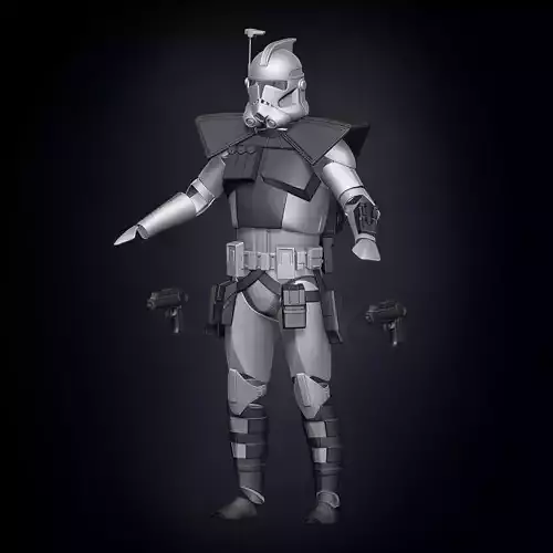 ARC Clone Trooper Armor Accessories 3D print model