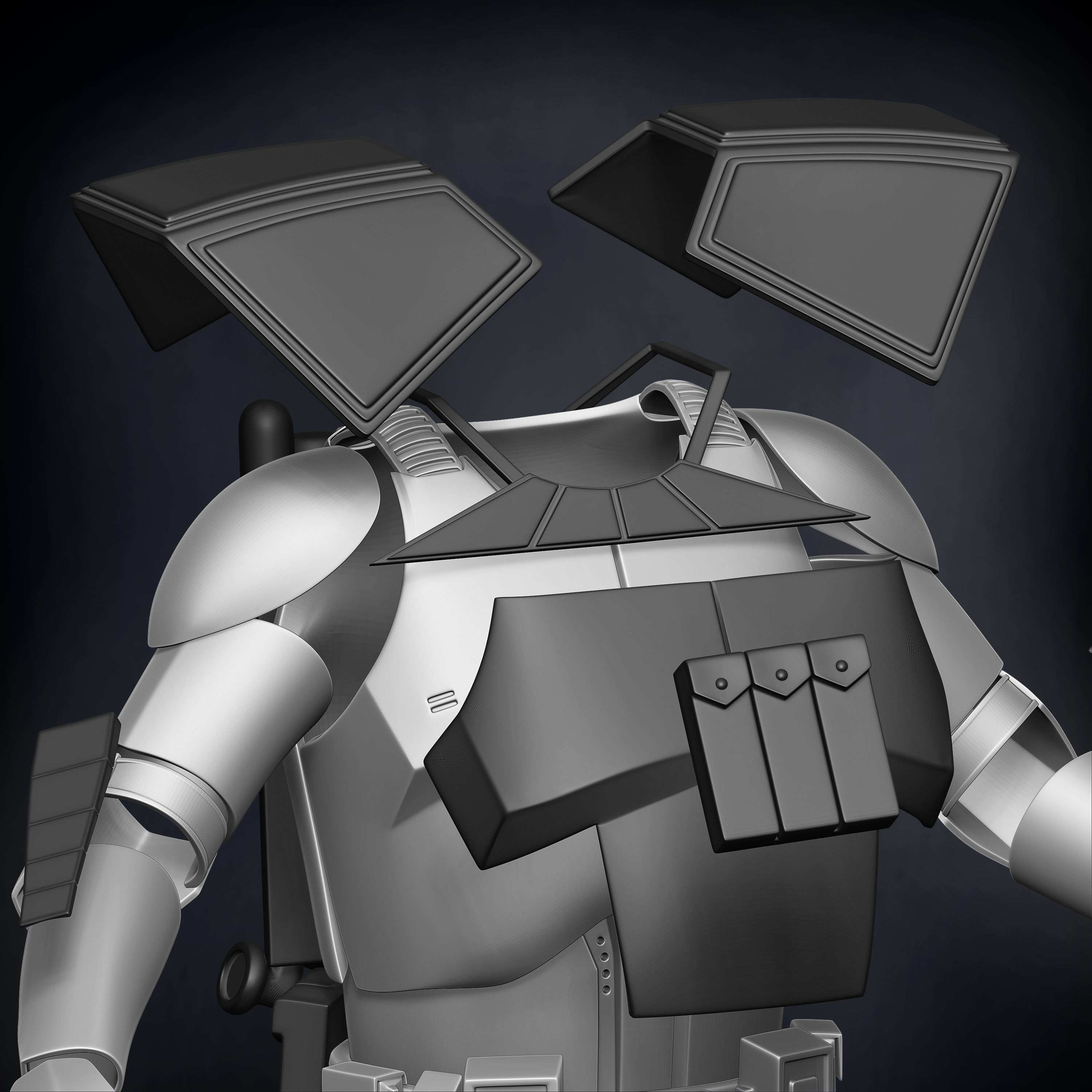 ARC Clone Trooper Armor Accessories 3D print model_12