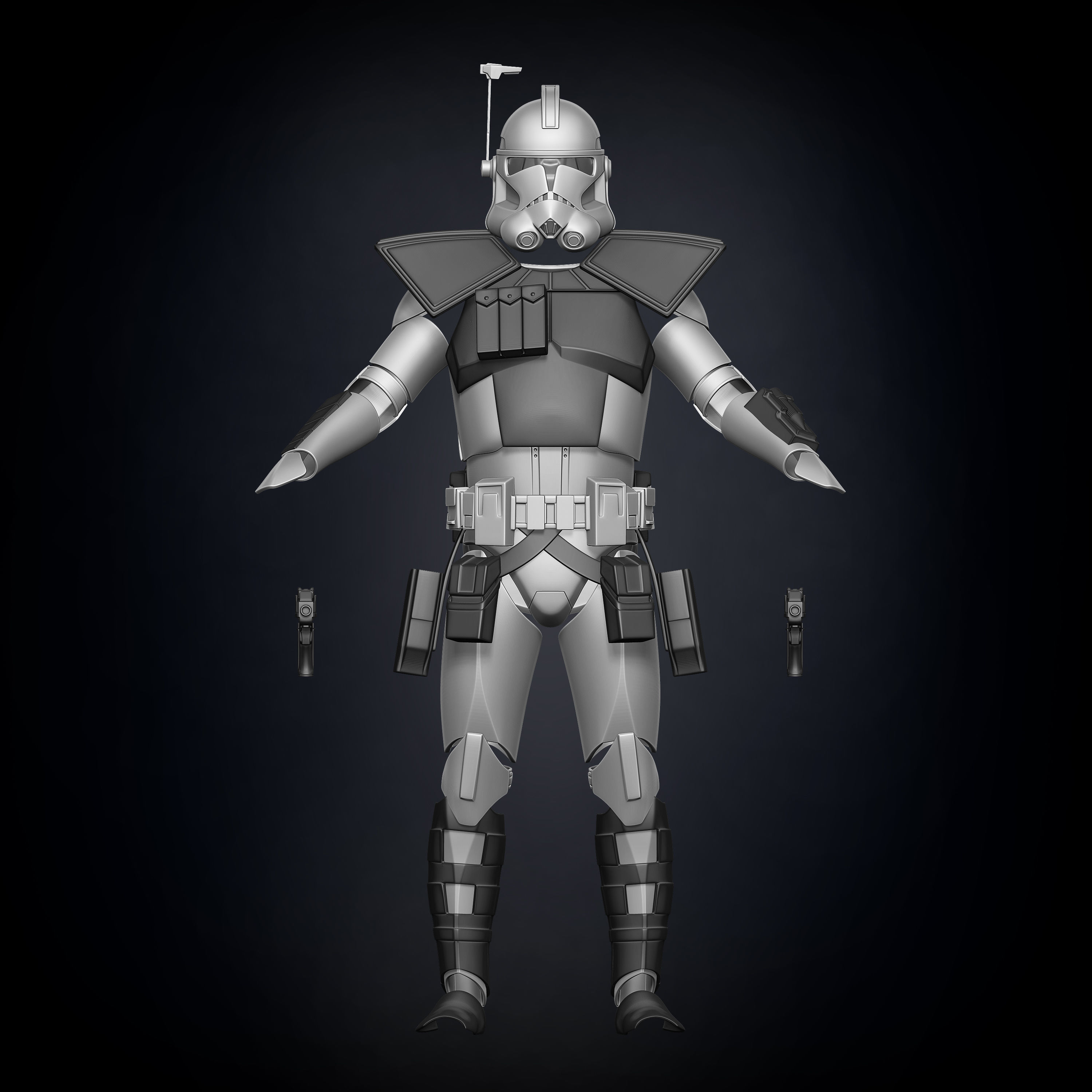 ARC Clone Trooper Armor Accessories 3D print model_2