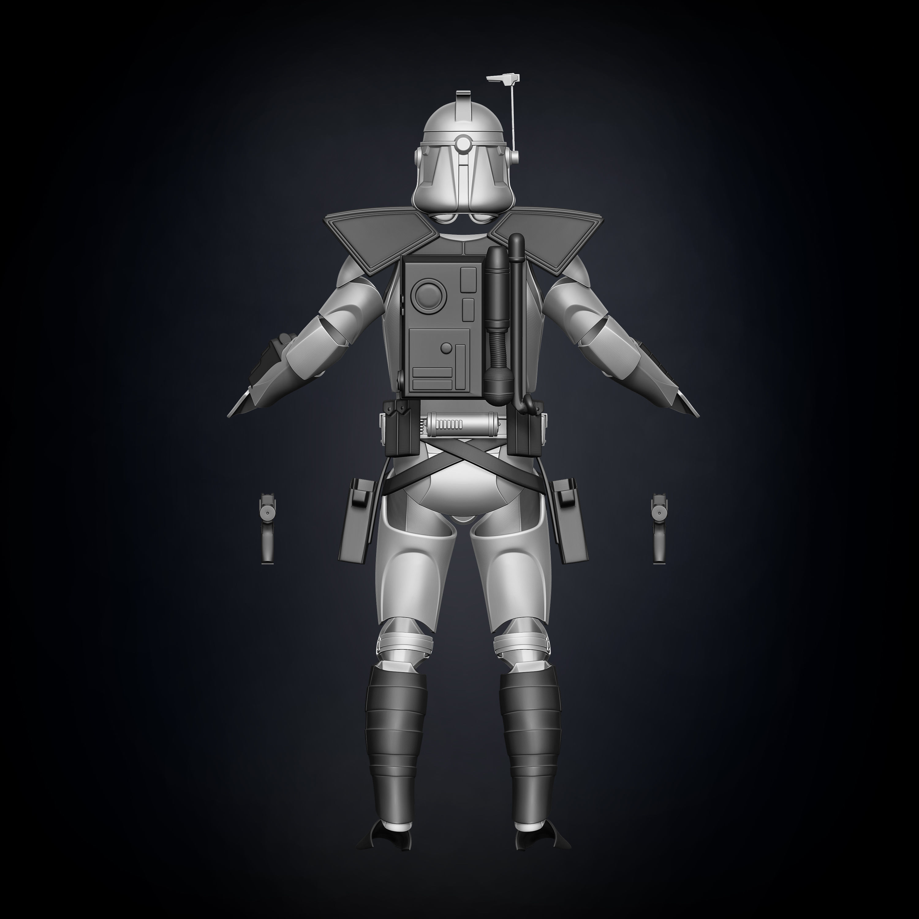 ARC Clone Trooper Armor Accessories 3D print model_5