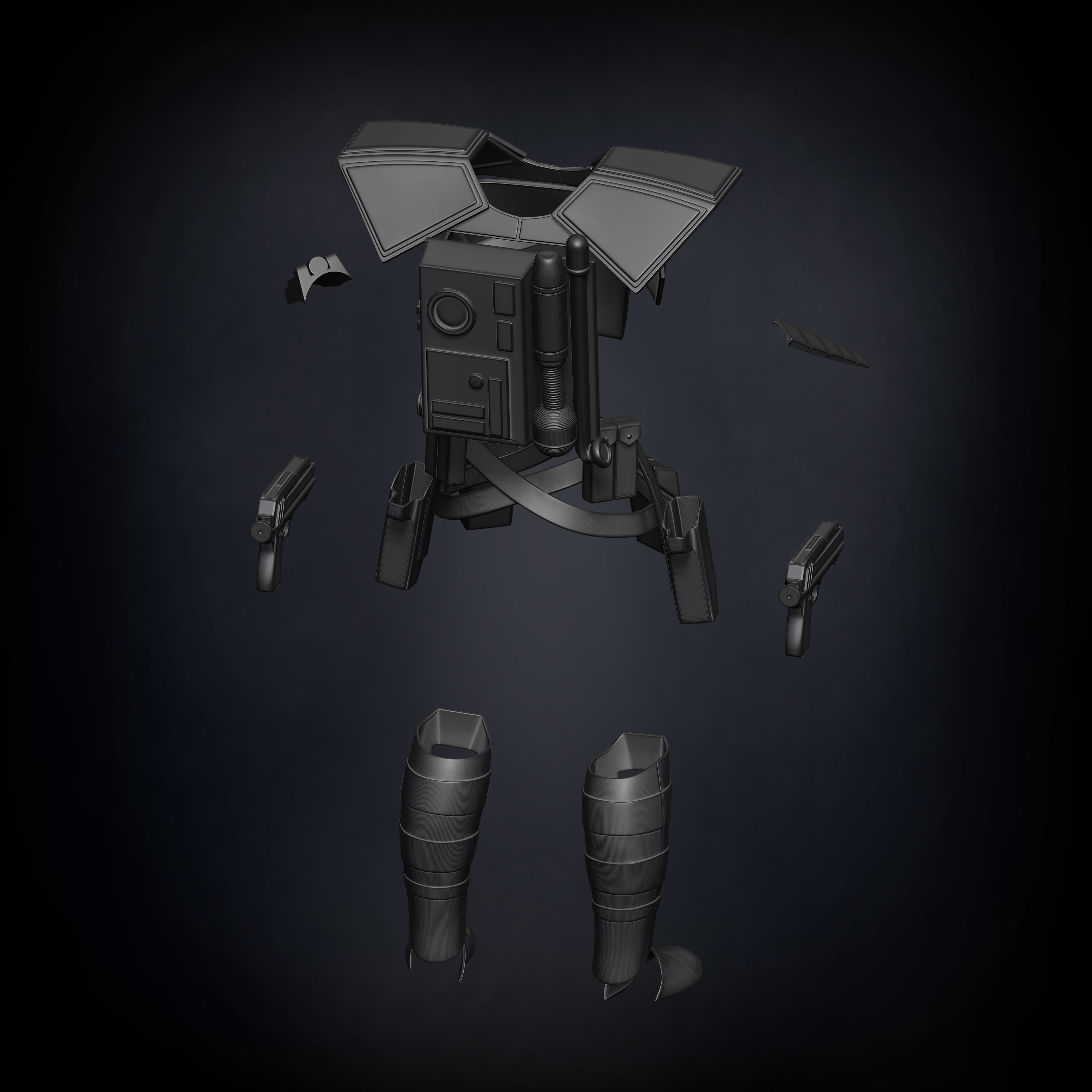 ARC Clone Trooper Armor Accessories 3D print model_4