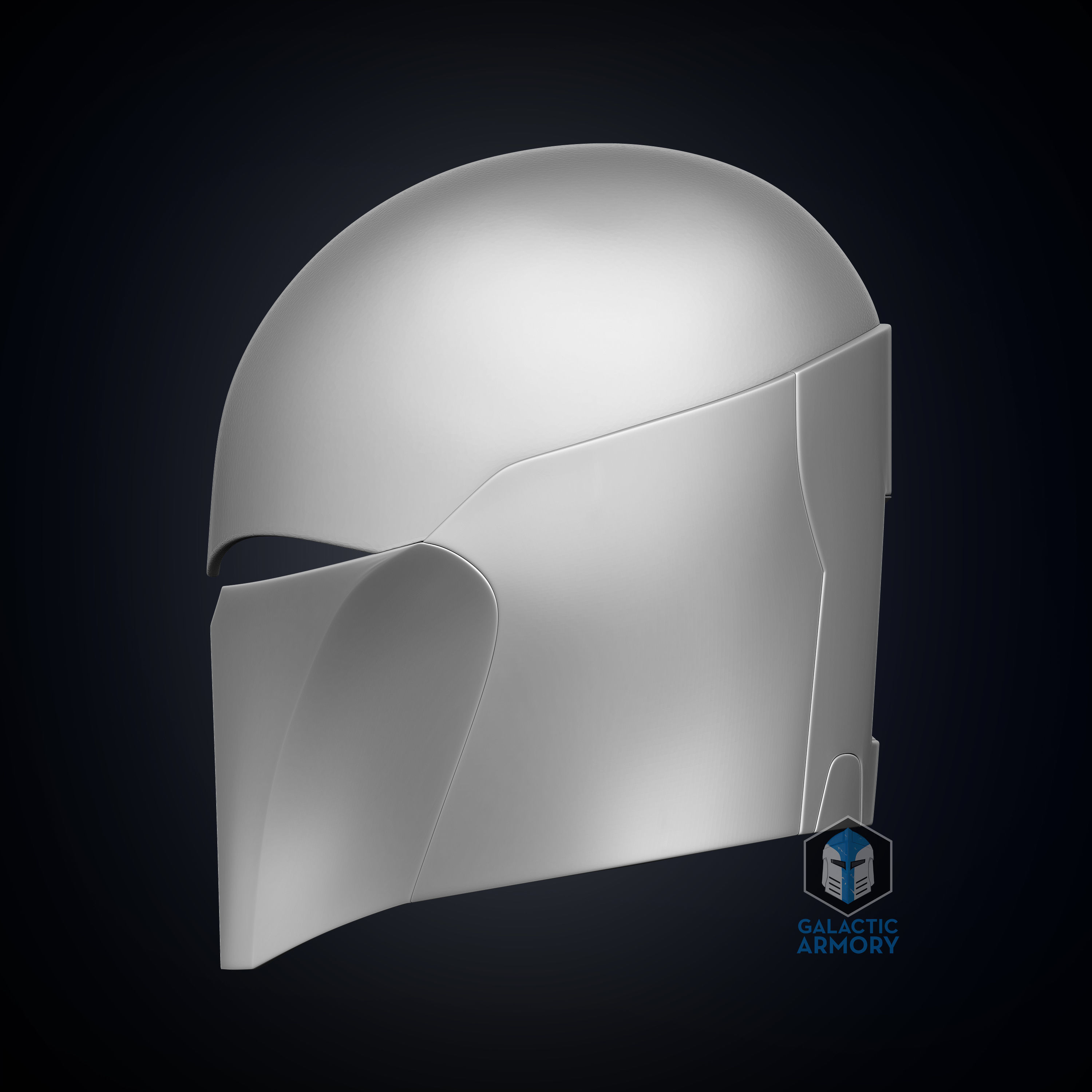 Female Deathwatch Helmet 3D print model_2