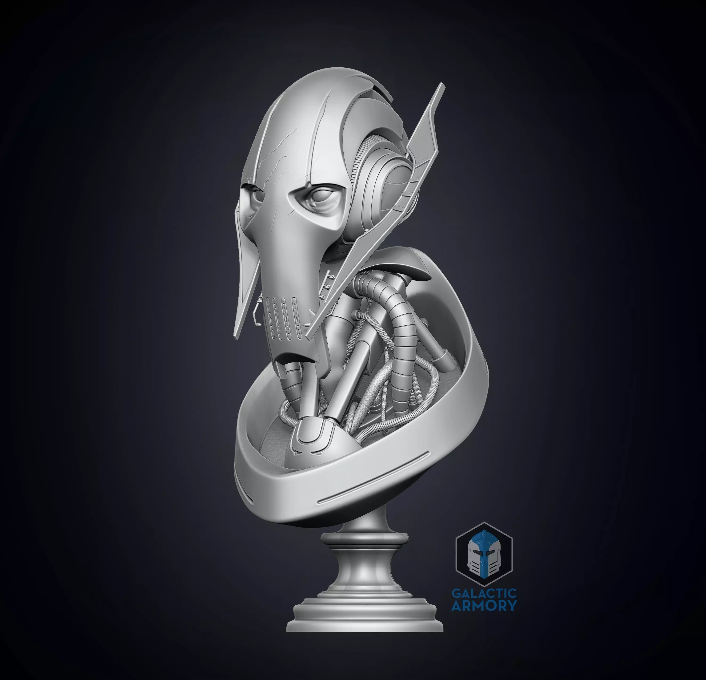 General Grievous Bust 3D print model_0