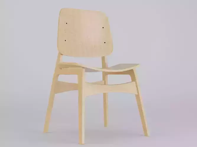 Borge Morgensen Chair 3D model