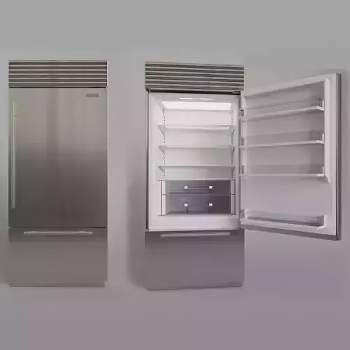 SUBZERO BI-36US Refrigerator- Freezer -With Interior 