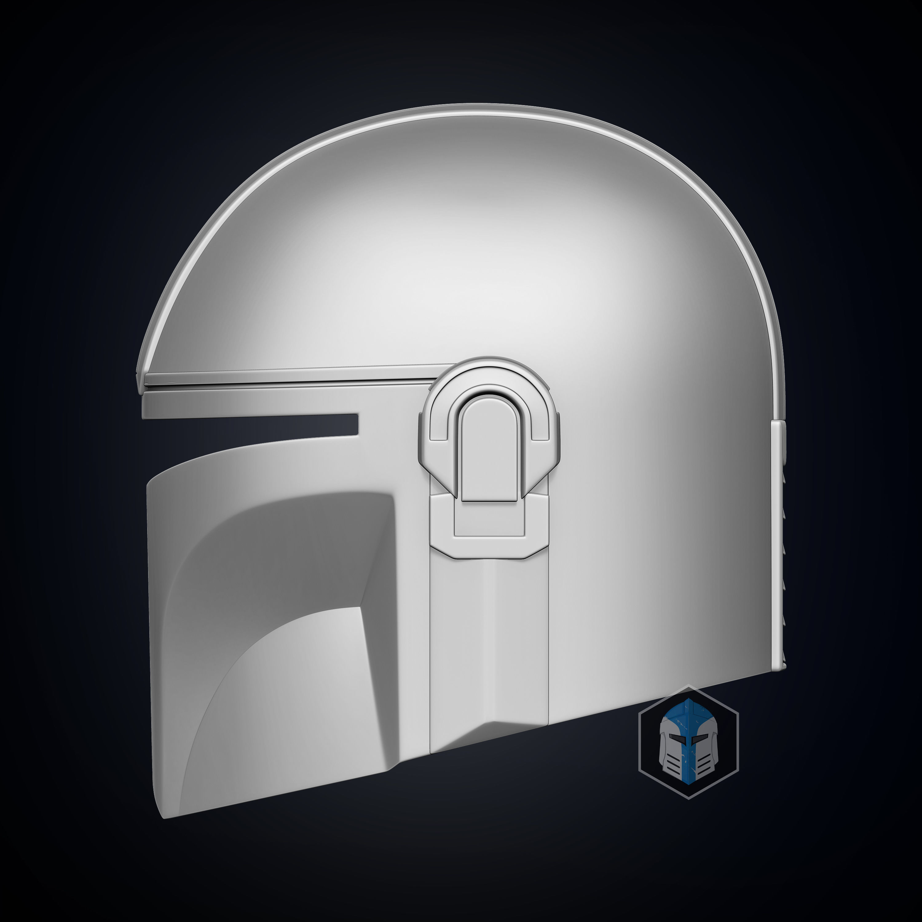The Mandalorian Helmet 3D print model_2