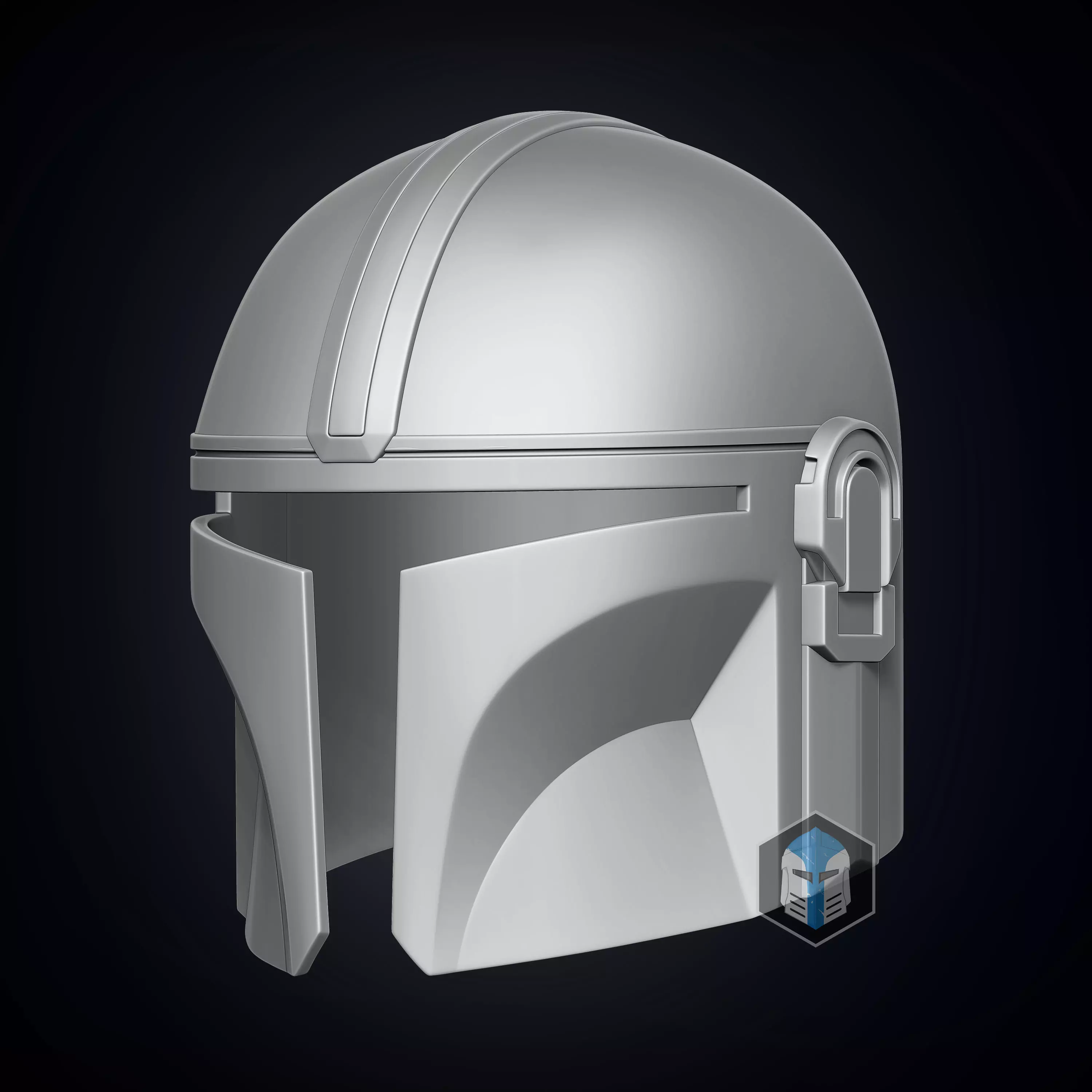 The Mandalorian Helmet 3D print model_0