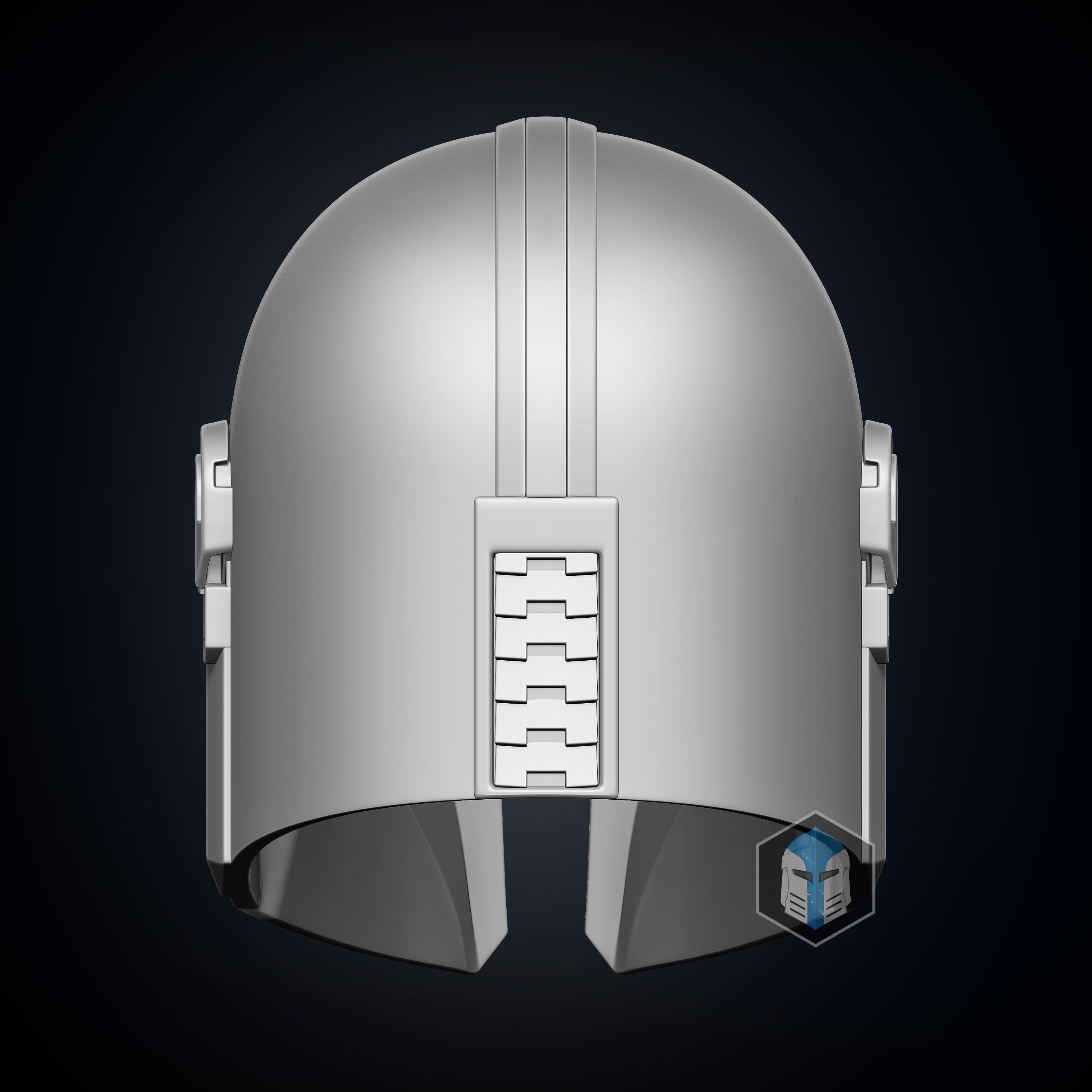 The Mandalorian Helmet 3D print model_4