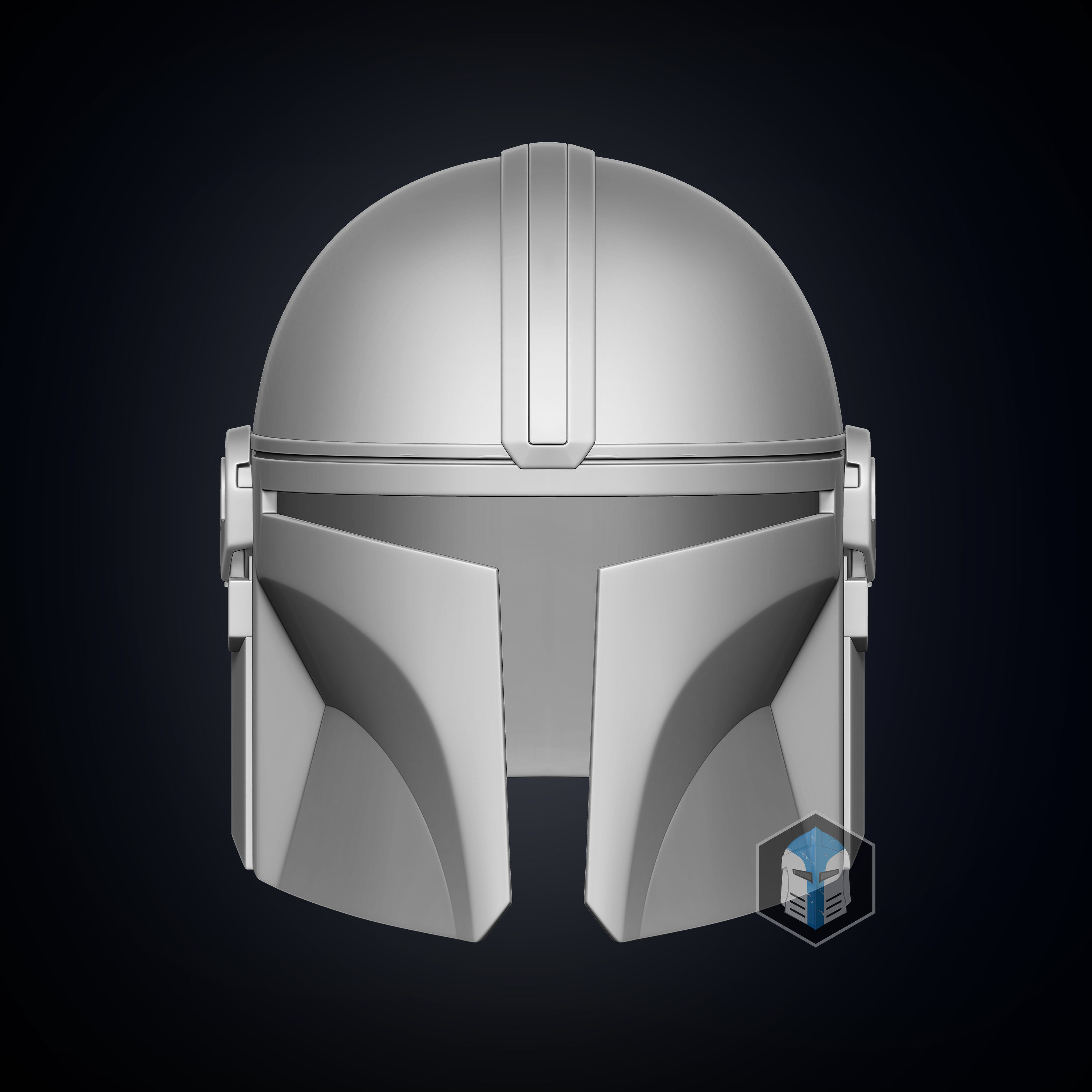 The Mandalorian Helmet 3D print model_1