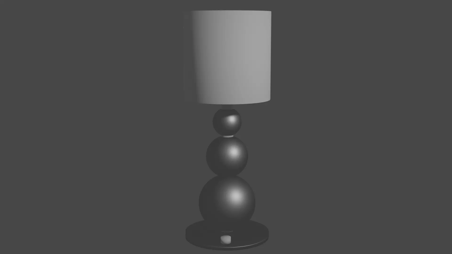 Lamp With Light Bulb Free 3D model_0
