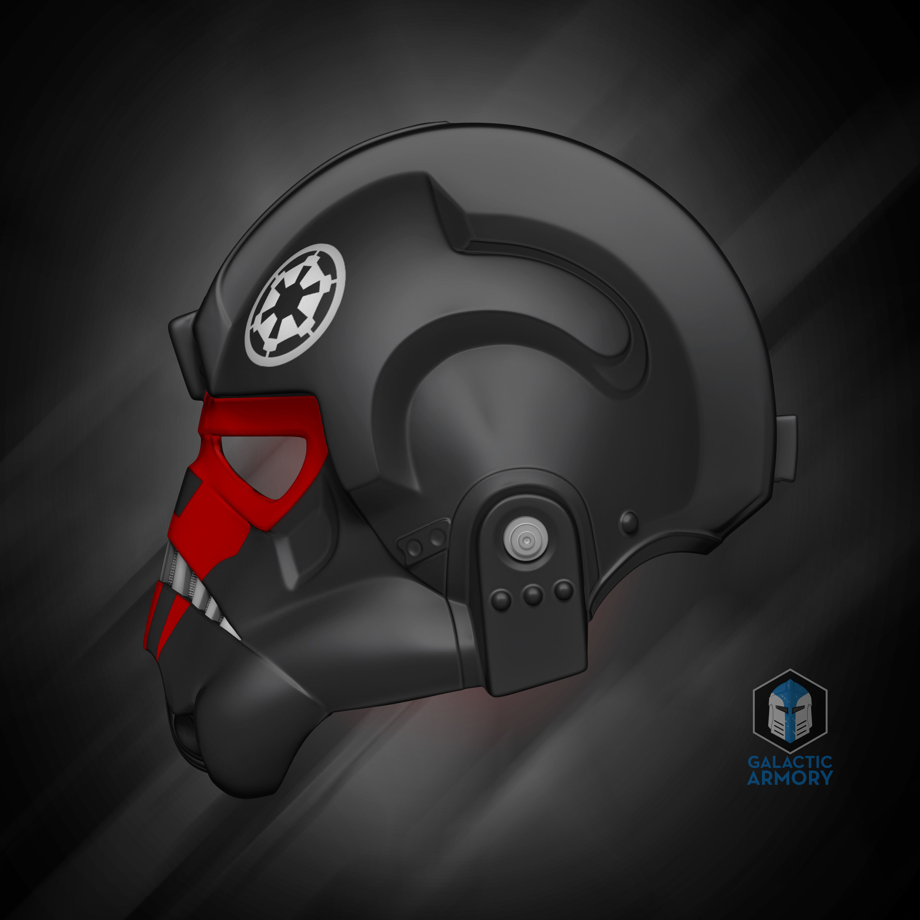 Tie Fighter Pilot Helmet 3D print model_2