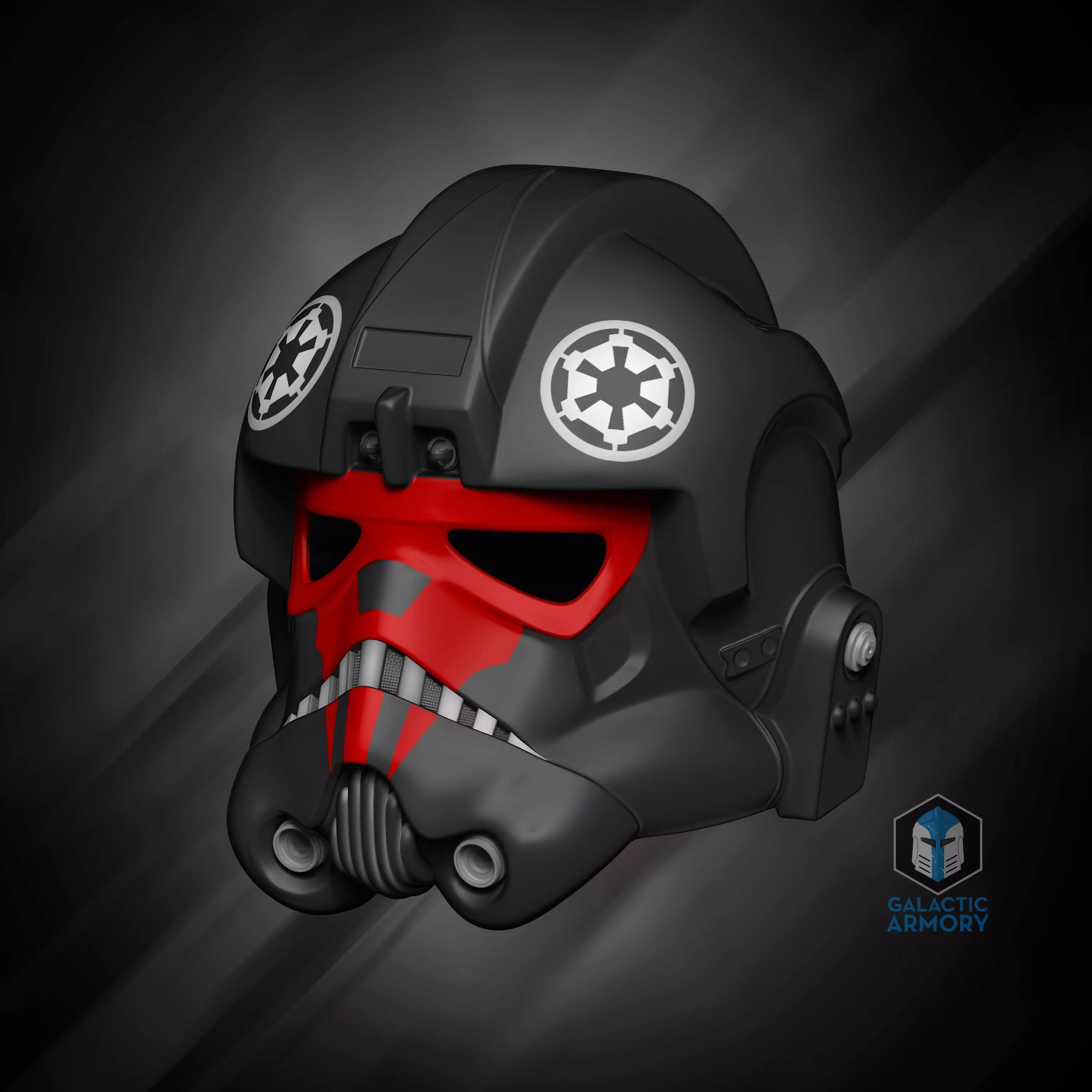 Tie Fighter Pilot Helmet 3D print model_0