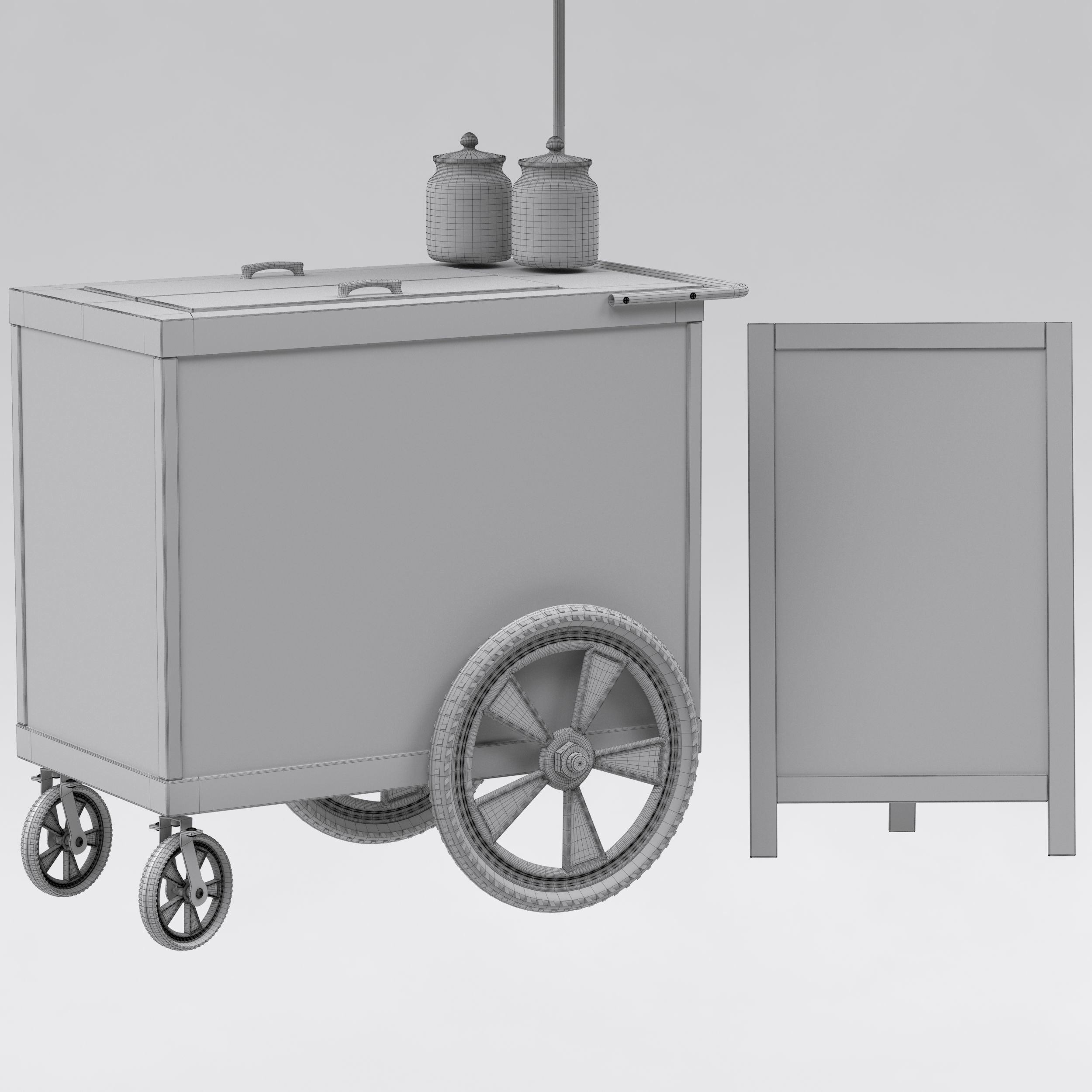 Food truck carmela Ice cream 2 3D model_30