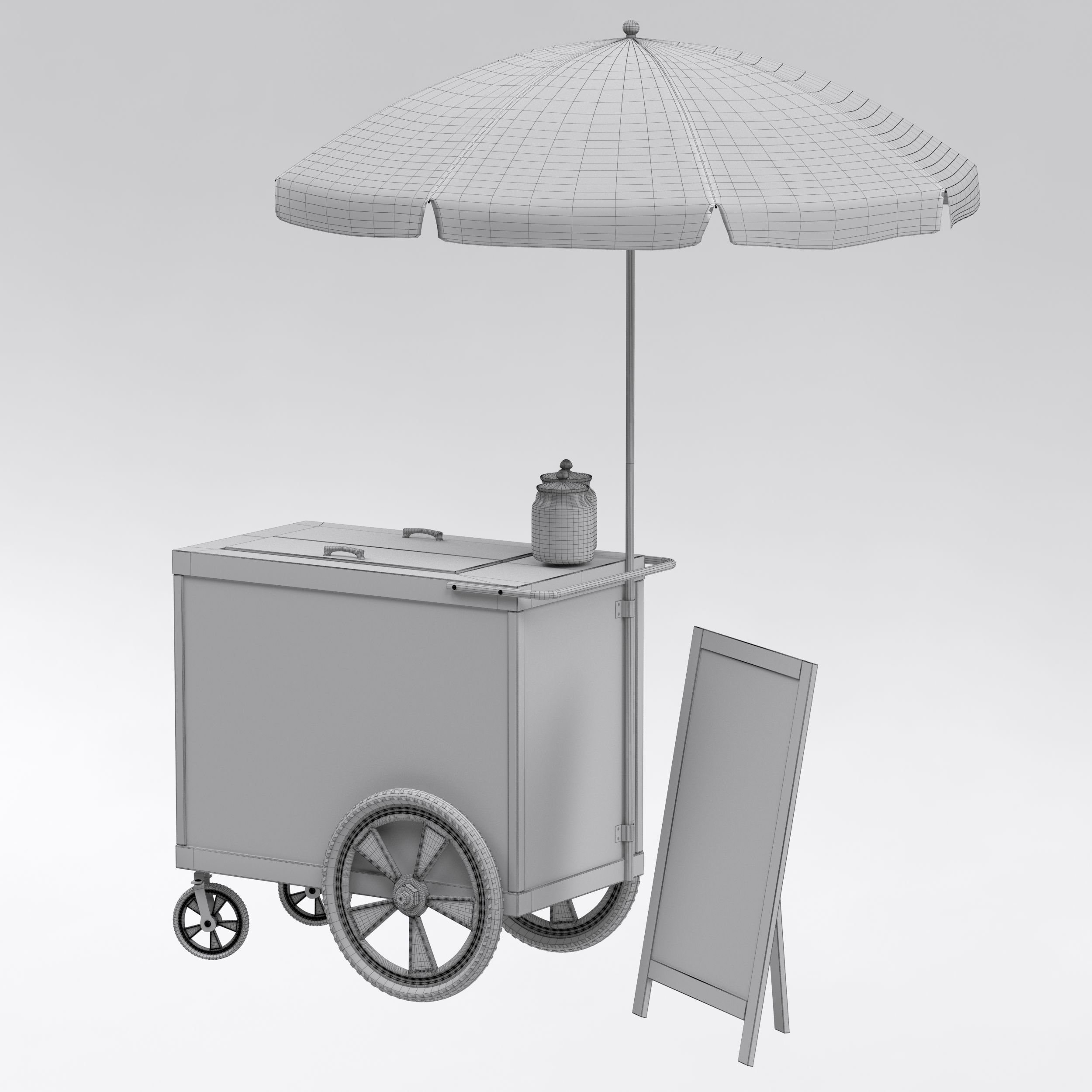 Food truck carmela Ice cream 2 3D model_25