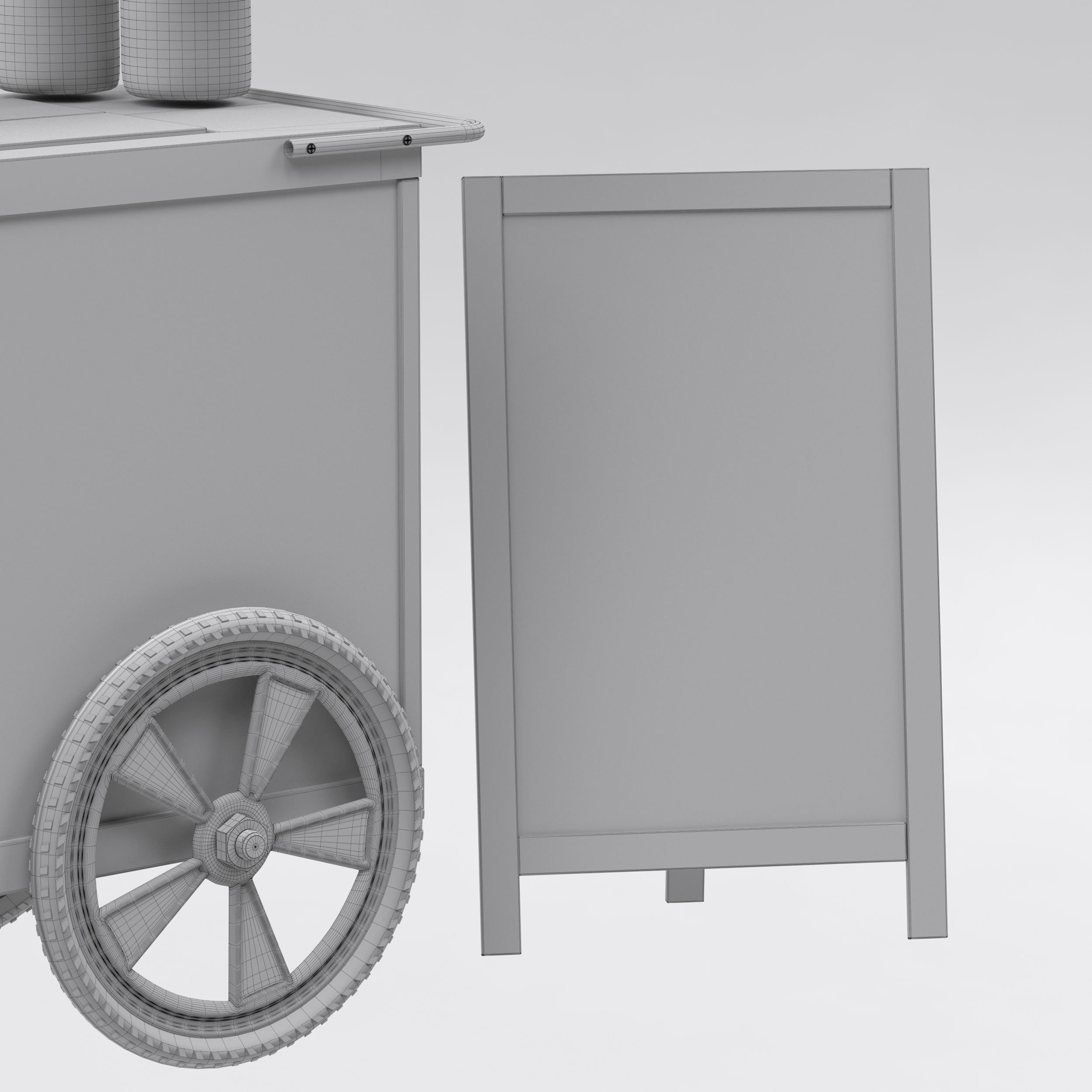 Food truck carmela Ice cream 2 3D model_27