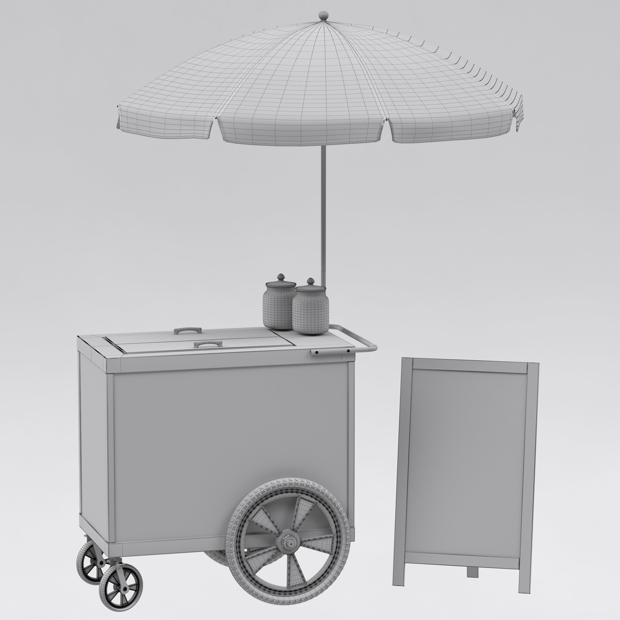 Food truck carmela Ice cream 2 3D model_28