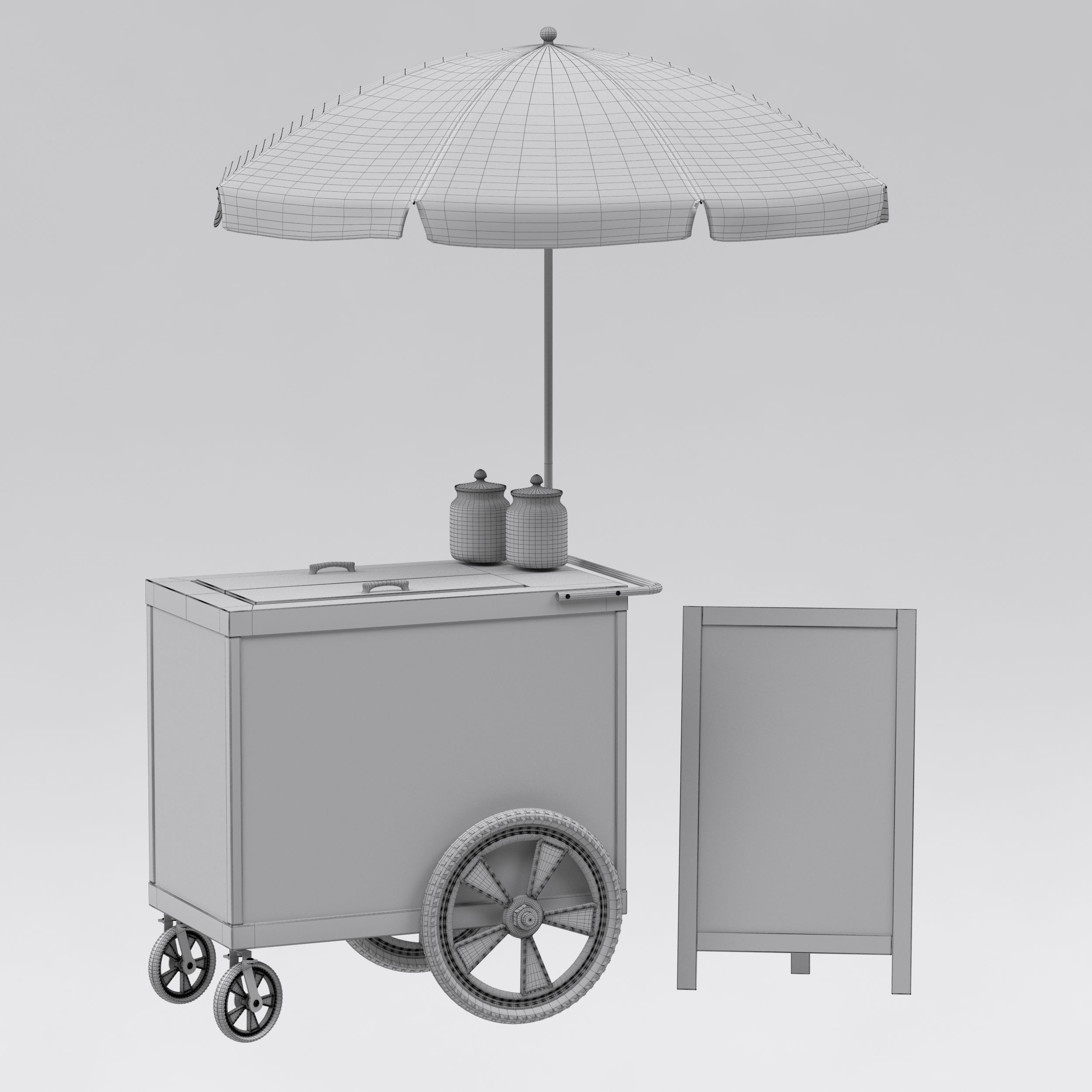 Food truck carmela Ice cream 2 3D model_24
