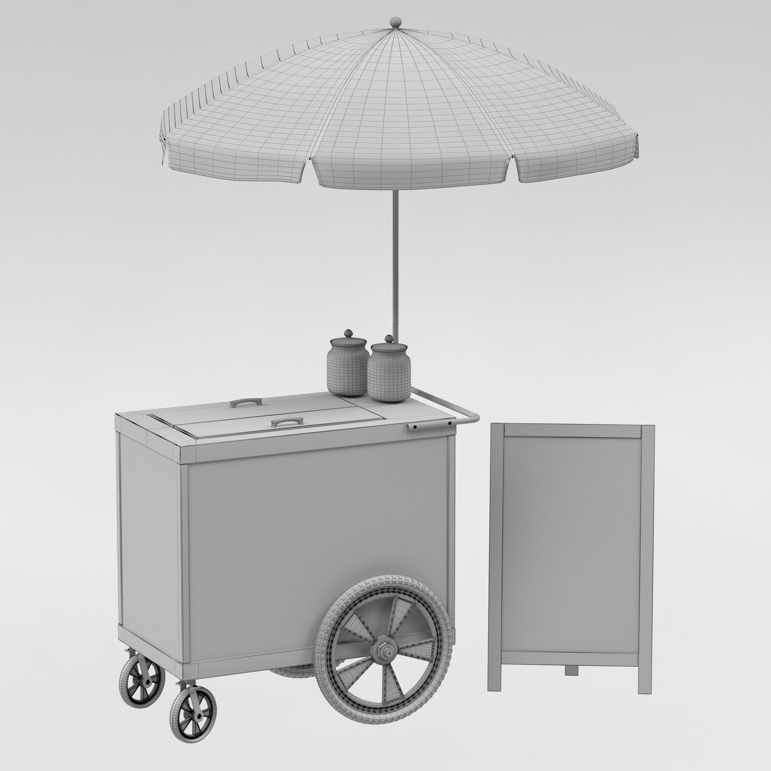 Food truck carmela Ice cream 2 3D model_23