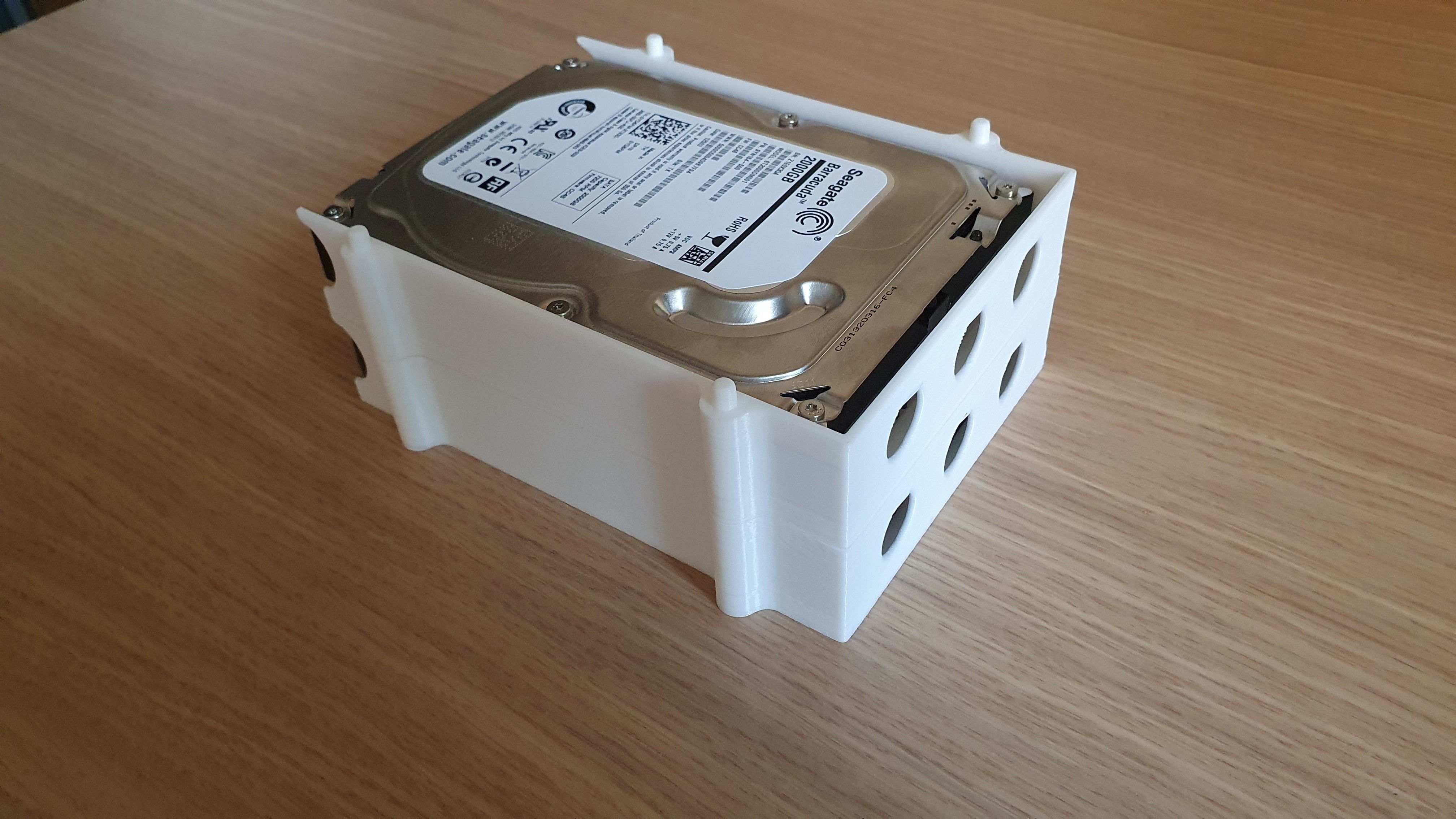 Stackable Harddisk Storage 3D print model_3