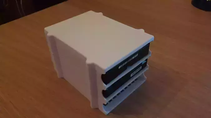 Stackable Harddisk Storage 3D print model
