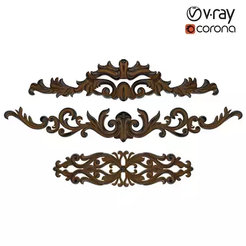 Decorative Plaster Modelings Flowers