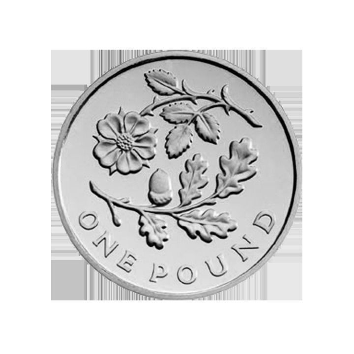 4 country coins Low-poly 3D model_2