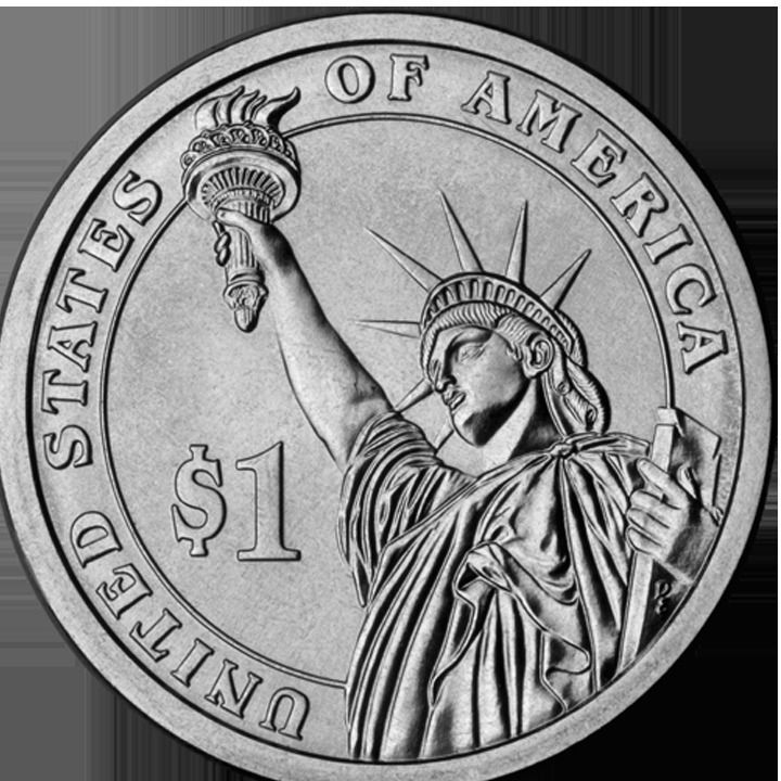 4 country coins Low-poly 3D model_18