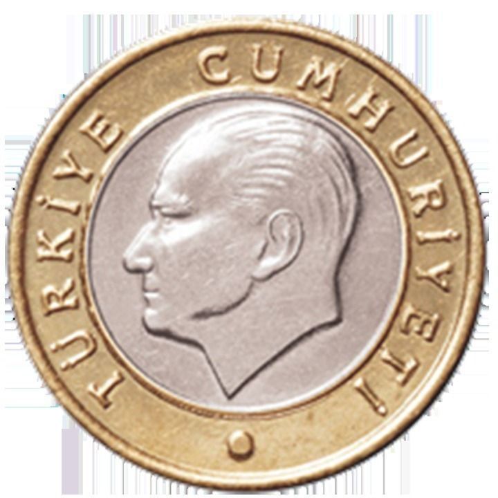 4 country coins Low-poly 3D model_14