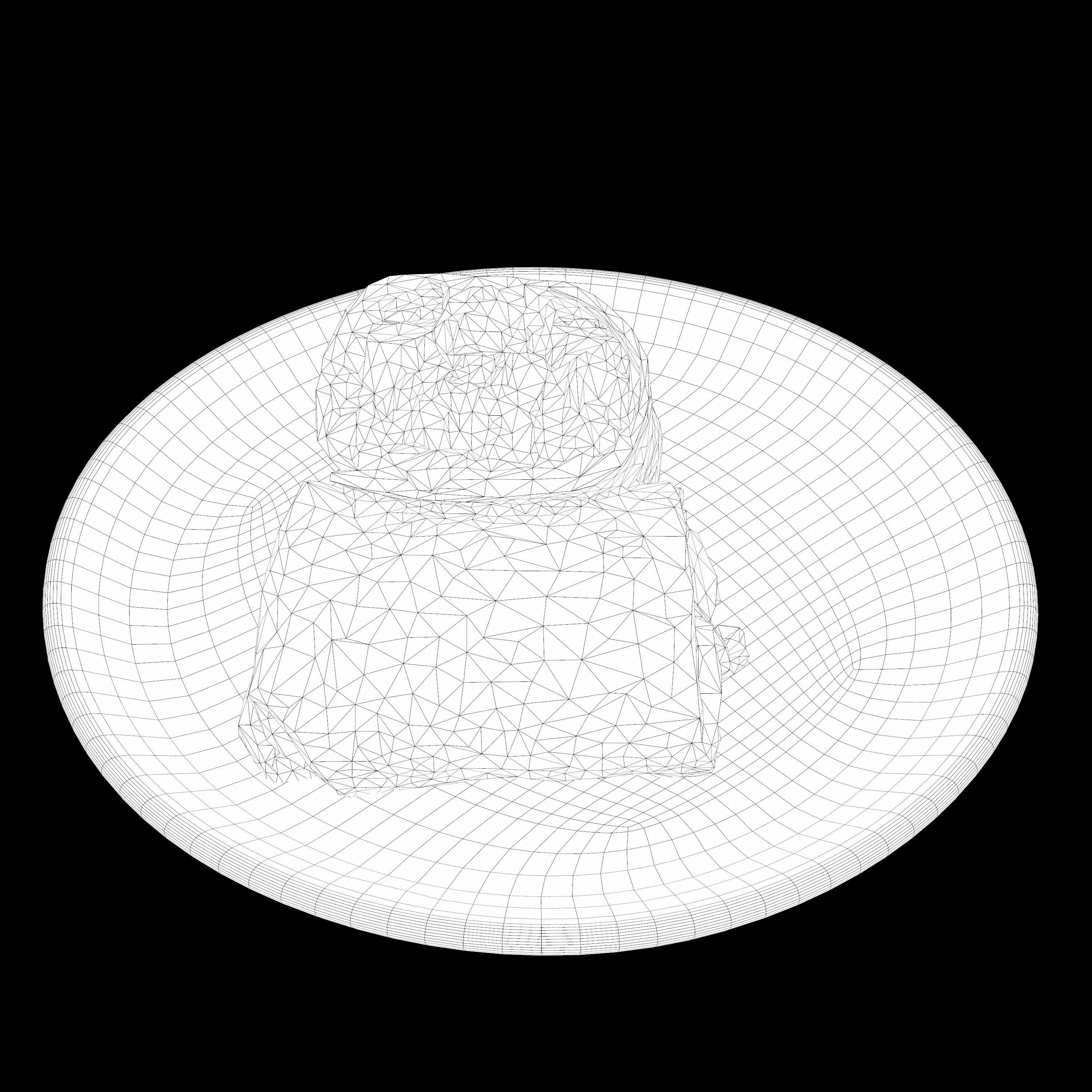 shawarma Low-poly 3D model burrito on plate Low-poly 3D model_14