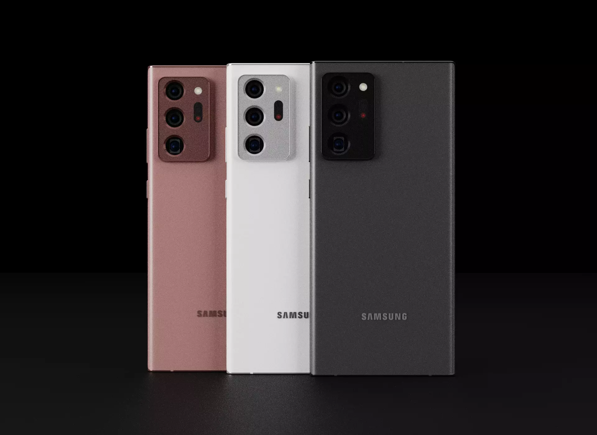 Samsung Galaxy Note 20 Ultra In Official Colors Low-poly 3D model_0