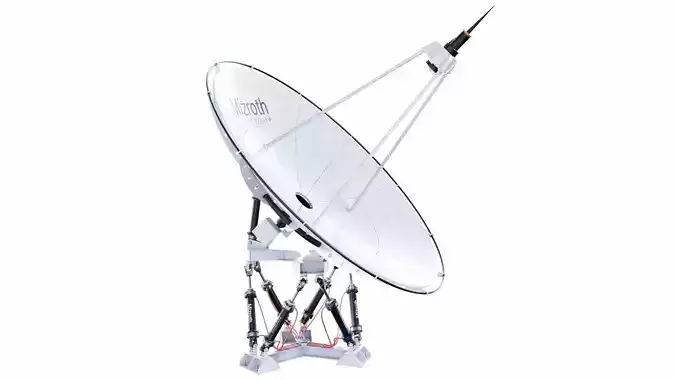 Satelite Dish on Hexapod Platform 