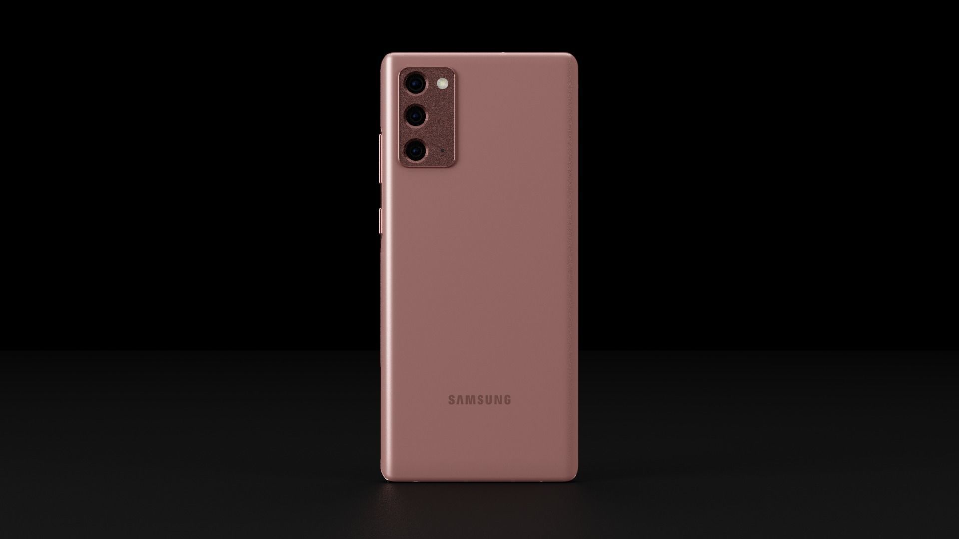 Samsung Galaxy Note 20 and Note 20 Ultra In Official Colors 3D Model Collection_4